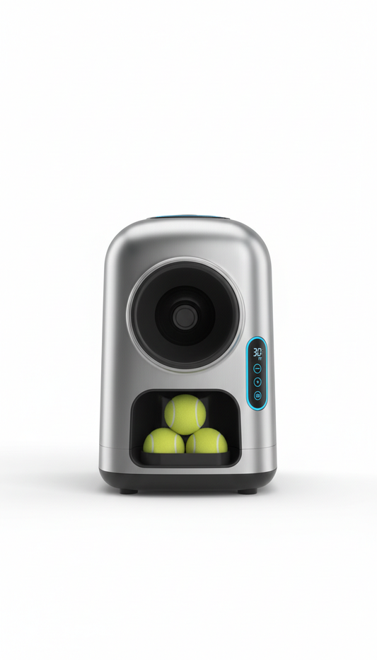 Automatic Ball Launcher for dogs, sleek modern design